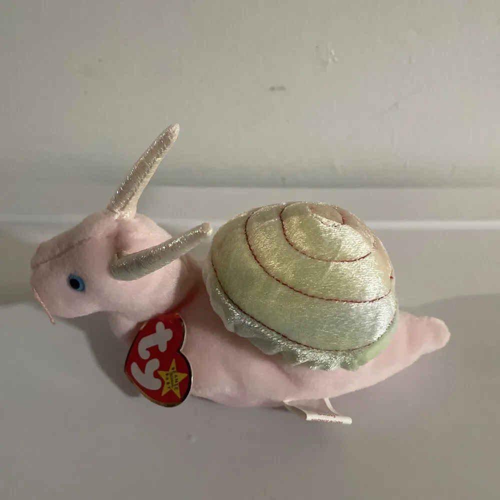 RETIRED - Ty Beanie Baby Swirly Snail 1999